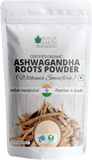 Bliss of earth Ashwagandha Powder Organic 100gm Whole Withania Somnifera Premium Grade Help Boost Immunity & Stress Relief