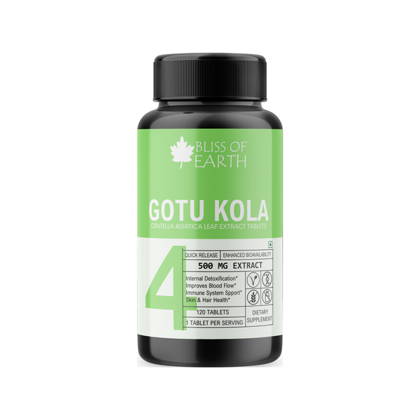 Brahmi Gotu Kola Extracts Tablets 500mg, 120 Tablets