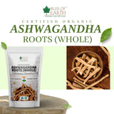 Bliss of earth Ashwagandha Powder Organic 100gm Whole Withania Somnifera Premium Grade Help Boost Immunity & Stress Relief