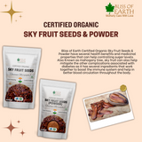 Bliss of Earth Sky Fruit Seeds, Swietenia Macrophylla, Mahogany Seeds, Kadwa Badam Best for Diabetes and Immunity 100GM