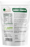 Bliss of Earth Carrot Powder All Natural Dehydrated, Pure, Freshly Ground, and Delicious Great for Skin, Cooking, Soup, Baking & Smoothie 1kg