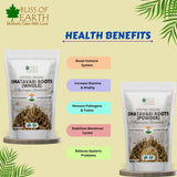 Shatavari Root Whole Organic Asparagus Racemosus 100% Natural & Non-GMO Good for Immunity & Digestion 200gm