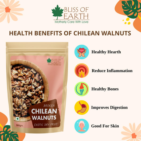 Broken Chilen Walnuts 200 gm