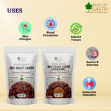 Bliss of Earth Sky Fruit Seeds, Swietenia Macrophylla, Mahogany Seeds, Kadwa Badam Best for Diabetes and Immunity 100GM