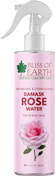Damask Rose Water Spray For Face & Skin 200ml