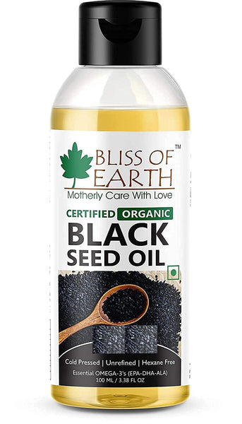 Certified Organic Black Seed Oil & Sesame Oil 100 ml