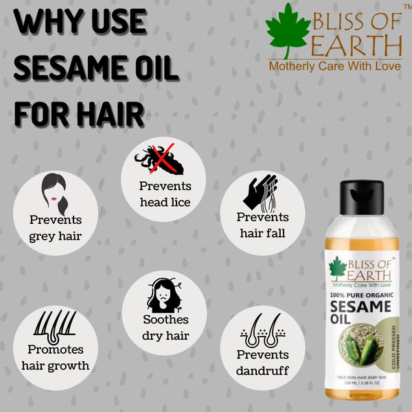 Certified Organic Mustard Oil & Sesame Oil 100 ml
