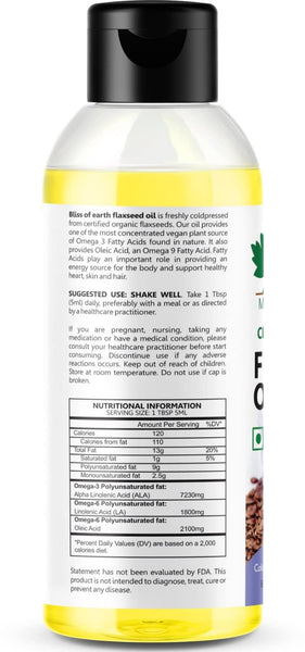 Wildcrafted Apricot Oil & Certified Organic Flaxseed Oil 100 ml