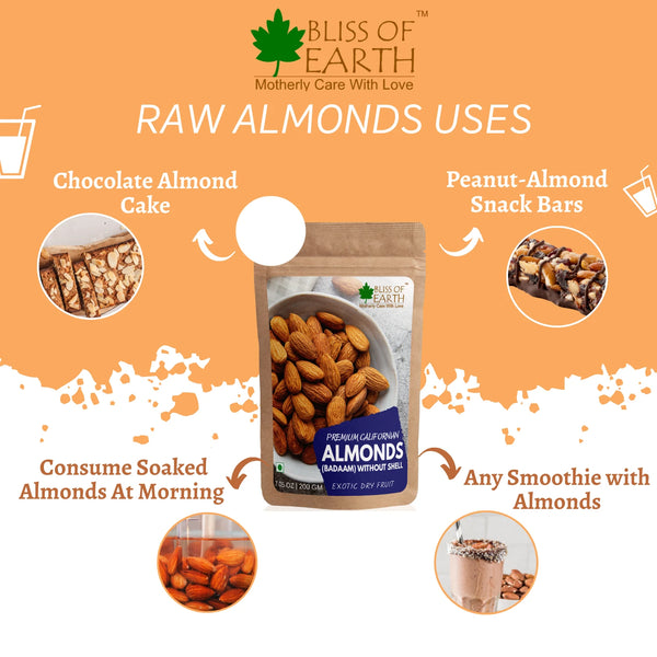 California Almonds Badam Premium Dry Fruits