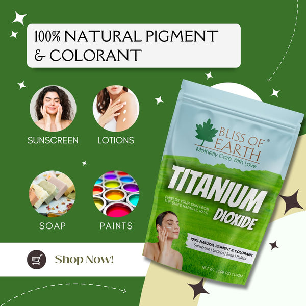 Titanium Dioxide For Soap Shampoo & Cosmetics Making (226gm)