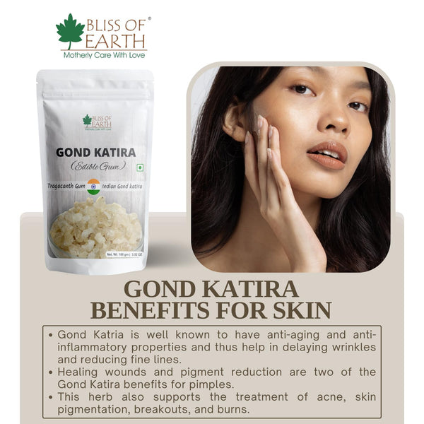 Gond Katira 100gm & Basil Seeds 100gm Pack of 2