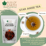 Kali Jeeri, Bitter Cumin (Kadwa Jeera) + Star Anise Whole spices, Chakra Phool (Pack of 2x200gm)