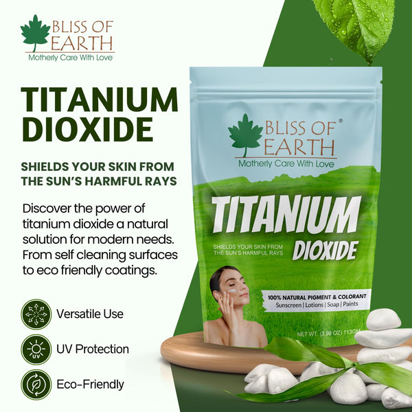 Titanium Dioxide For Soap Shampoo & Cosmetics Making (226gm)