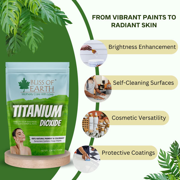 Titanium Dioxide For Soap Shampoo & Cosmetics Making (226gm)