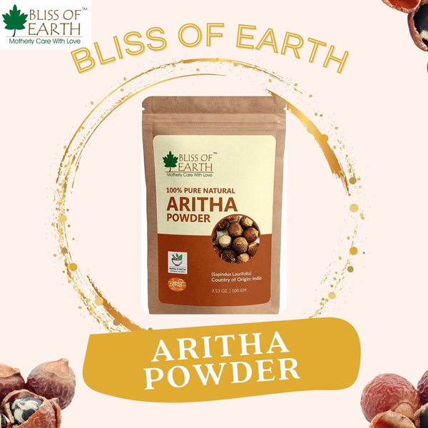Bhringraj Powder + Reetha (Aritha) Powder (Pack of 2x100gm)