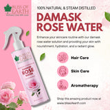 Damask Rose Water Spray For Face & Skin 200ml