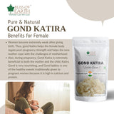 Gond Katira 100gm & Basil Seeds 100gm Pack of 2