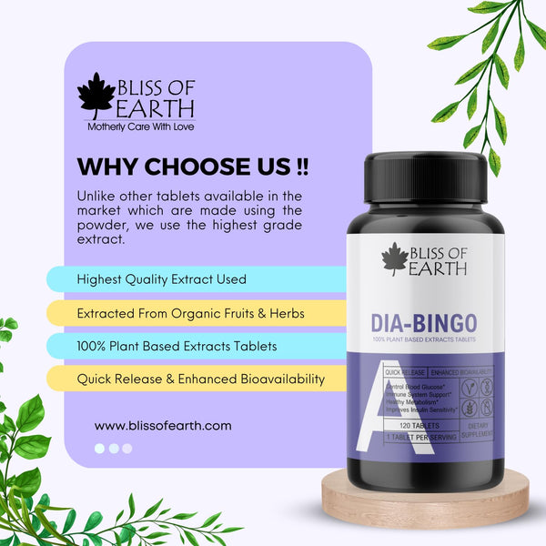 Sugar Control Tablets To Manage Blood Sugar Levels Naturally, 60 Tablets