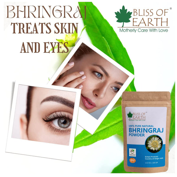 Bhringraj Powder + Reetha (Aritha) Powder (Pack of 2x100gm)