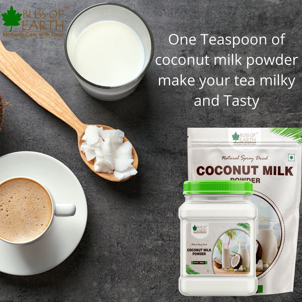 Bliss of Earth 1kg Chikoo (Sapota) Powder & 1kg Coconut Milk Powder Natural Spray Dried (Pack of 2)