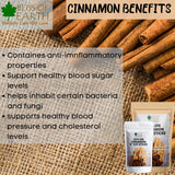 99.8% REB-A Purity Stevia Powder, Natural & Sugarfree + Ceylon Cinnamon (Dalchini) 5" Cut Sticks (Pack of 2X200gm)