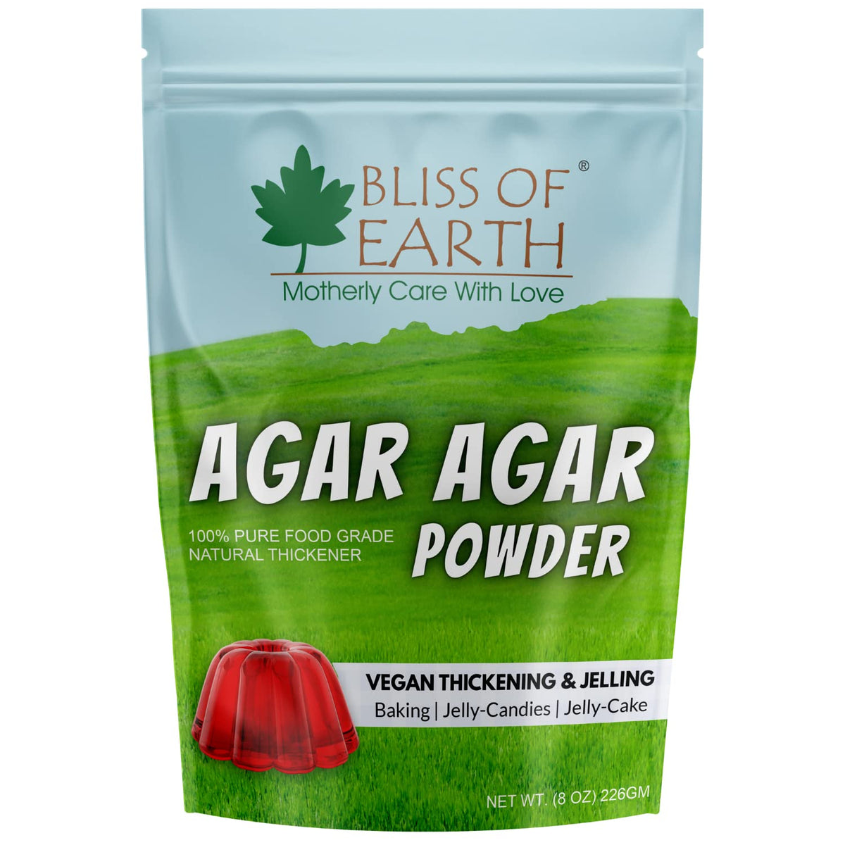 Agar Agar Powder, Vegan, Gelling, Thickening - 5-lb