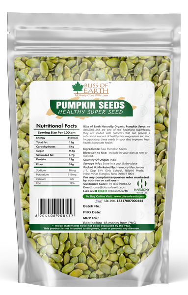 Natural Raw Pumpkin Seeds 500 gm