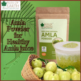 Bliss of Earth™ 100% Pure Natural AMLA Powder | Indian Gooseberry | Great For Hair Conditioning & Hair Coloring Mixture | Natural Vitamin C & Antioxidants | 100GM