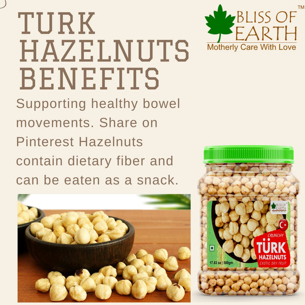 Turkish Hazelnuts Raw & Dehulled 1kg