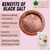 Kiln Fired 1kg Black Salt Powder