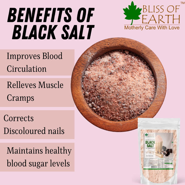 Kiln Fired 1kg Black Salt Powder