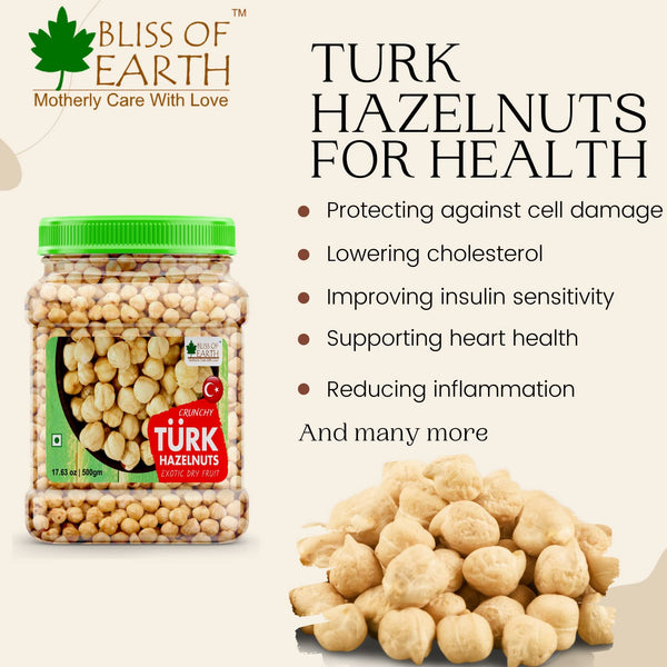 Turkish Hazelnuts Raw & Dehulled 1kg