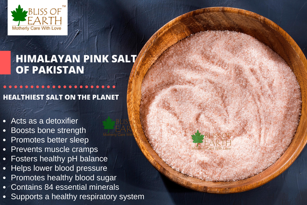 Bliss of Earth Pure Himalayan Pink Salt Powder of Pakistan For Healthy Cooking 1 kg