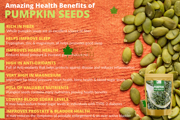 Natural Raw Pumpkin Seeds 1 kg
