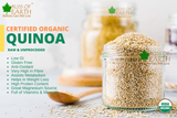 USDA Certified Organic Raw White Quinoa Seeds 1 kg