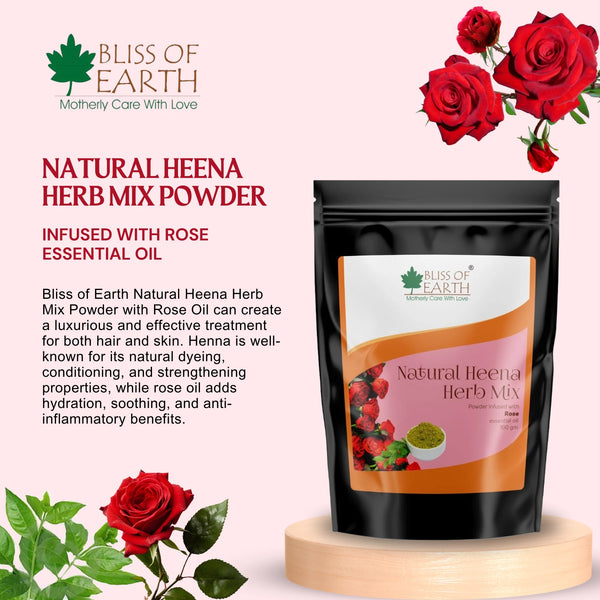 Rose Herbal Henna Powder