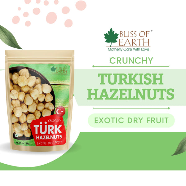 Turkish Hazelnuts Raw & Dehulled