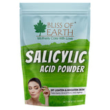 Bliss of Earth Salicylic Acid Powder Great for Making Skin Care Products Cleanser, Moisturizer, Anti Aging Serum, Body Wash & DIY Products 226gm