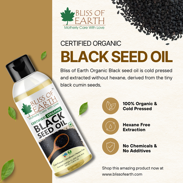 USDA Organic Black Seed (Kalonji) Oil 100ML