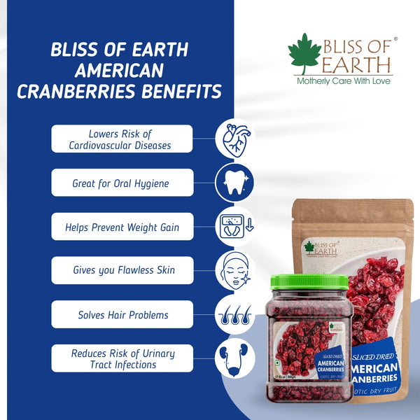 Sliced Dried American Cranberries Exotic Dry Fruit