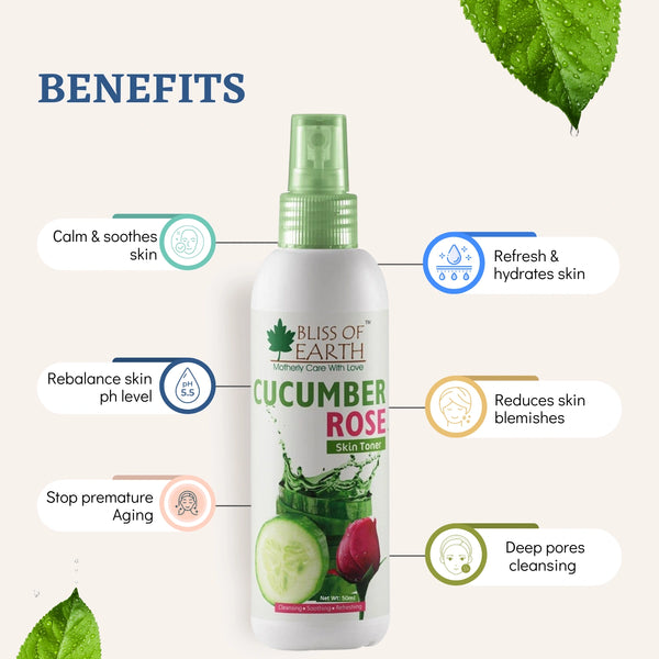 Cucumber Rose Skin Mist Toner