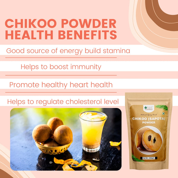 Chikoo (Sapota) Powder Natural Spray Dried