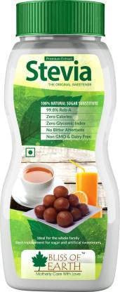 Bliss of Earth Combo of 200GM Alfalfa Grass Powder+99.8% REB-A Purity Stevia Powder Natural & Sugarfree 200GM Pack of 2