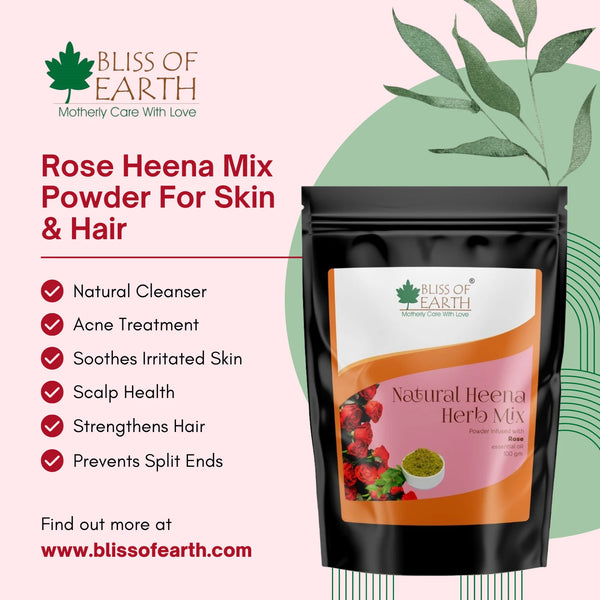 Rose Herbal Henna Powder