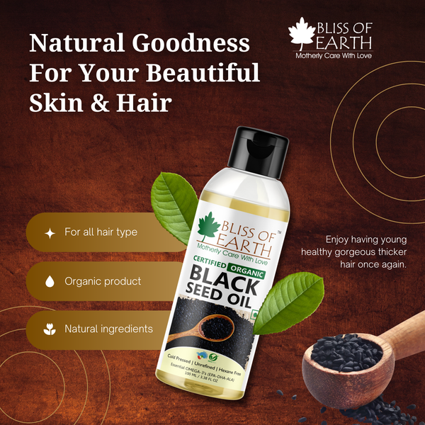 USDA Organic Black Seed (Kalonji) Oil 100ML