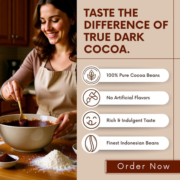 Unsweetened Dark Cocoa Powder 500 gm