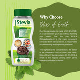 Bliss of Earth 99.8% REB-A Purity Stevia Powder & Liquid Combo, Natural & Sugarfree, Zero Calorie Keto Sweetner,
