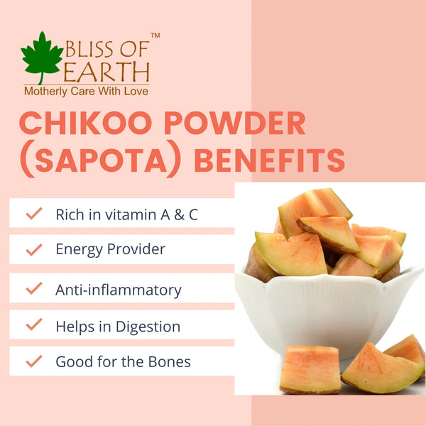 Chikoo (Sapota) Powder Natural Spray Dried