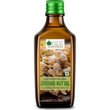 Bliss of Earth 500ML Certified Organic Groundnut Oil + 500ml Organic Kalonji Oil For Eating, Black Seed Oil For Hair, Cold pressed & Hexane Free