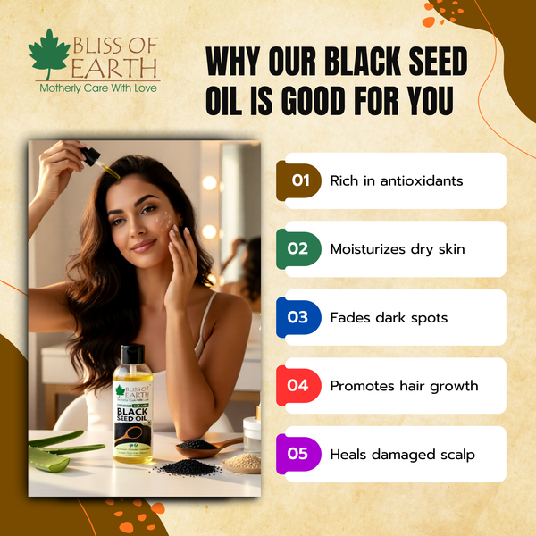 USDA Organic Black Seed (Kalonji) Oil 100ML